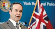  ?? STEVE SOMERVILLE TORSTAR FILE PHOTO ?? Attorney General Doug Downey said one proposed change would extend the $637,200 spending limit placed on third-party advertiser­s from six months before an election to a year.