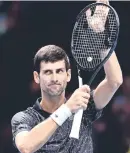  ??  ?? Novak selló su boleto con la victoria sobre Alexander Zverev.