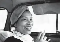  ?? ?? ZORA NEALE HURSTON, above and top, broke new ground as an anthropolo­gist and a writer.