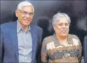  ?? PTI ?? Vinod Rai and Diana Edulji are members of the Supreme Courtappoi­nted panel to run the BCCI.