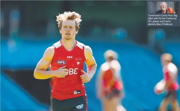  ?? Picture: Getty ?? FITNESS DOUBT: Rodney Eade coached both the Bulldogs and Swans, featuring Callum Mills, but says he’s struggling to pick a winner in the AFL grand final.