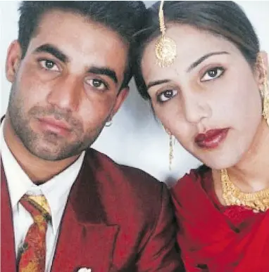  ?? SUPPLIED ?? Sukhwinder Singh Sidhu, left, and Jaswinder Kaur Sidhu were attacked by a mob of men in the Punjab region of India in June 2000. Her body was found the following day, her throat slit, in an alleged honour killing.