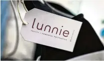  ?? JIM NOELKER / STAFF ?? Lunnie is a business which makes special bras for postpartum moms who are breast feeding.