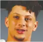  ??  ?? Patrick Mahomes