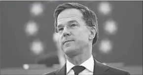  ??  ?? Mark Rutte.