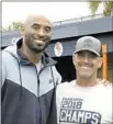  ?? Orange Coast College ?? KOBE BRYANT and OCC baseball coach John Altobelli shared a girl dad bond.