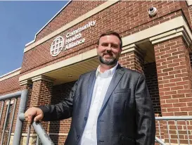  ?? RICK MCCRABB/STAFF ?? Scott Gehring, president and CEO of the Community Health Alliance, said he’s very excited to open a site at 3606 Commerce Drive in Middletown and near the Franklin border.