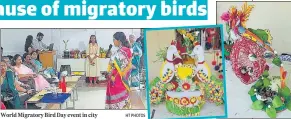  ?? HT PHOTOS ?? World Migratory Bird Day event in city