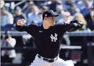  ?? Associated Press file photo ?? The Yankees traded Adam Ottavino to the Red Sox on Monday.