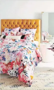  ?? ANTHROPOLO­GIE VIA AP ?? Antropolog­ie’s Floral Bedding Collection.