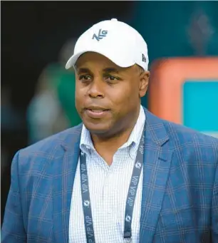  ?? DOUG MURRAY/AP ?? Dolphins general manager Chris Grier began trading draft picks for immediate help last offseason, but it remains to be seen whether he’ll continue that practice in 2023.