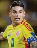  ?? NELL REDMOND/AP ?? James Rodríguez tem sido fundamenta­l para a Colômbia