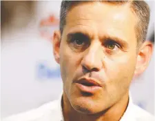  ?? DAVE ABEL/FILES ?? Canadian coach John Herdman says his club has one eye on Saturday’s game against Cuba and one eye on the future.
