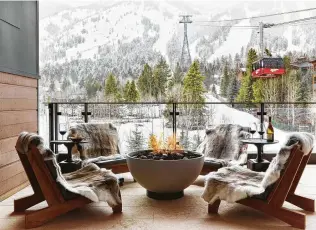  ?? Caldera House ?? Caldera House in Jackson Hole, Wyo., is a new eight-suite hotel and alpine members club.