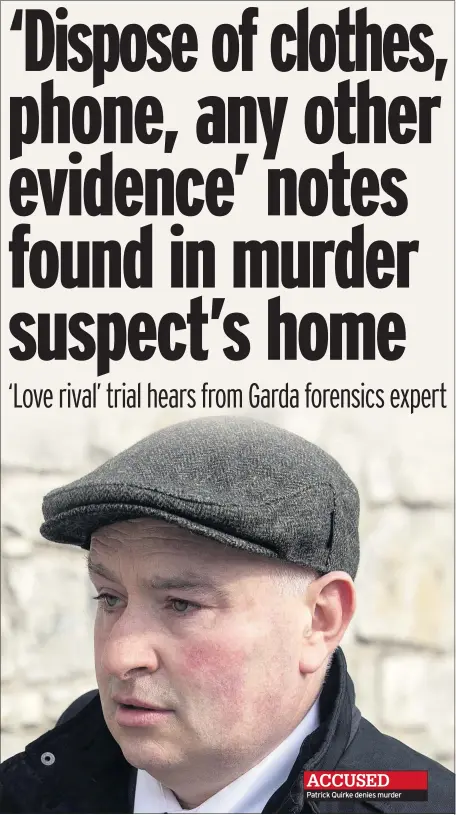  ??  ?? ACCUSED Patrick Quirke denies murder