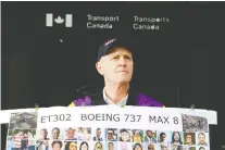  ?? PATRICK DOYLE/ REUTERS FILES ?? Chris Moore, who lost his daughter Danielle in the Ethiopian Airlines 737 Max crash in March 2019, is concerned that potentiall­y dangerous flaws remain in the review processes.
