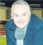  ?? Picture: SNS. ?? Moving to the US: Derek Rae will be a big loss to Scottish football coverage.