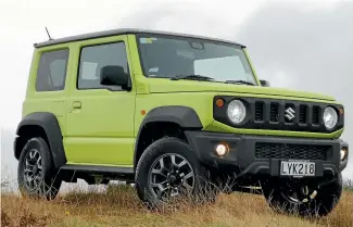  ?? PHOTOS: DAMIEN O’CARROLL/STUFF ?? Jimny’s brilliantl­y retro looks have made it popular among Kiwi buyers. So popular the wait is out to November. With a ladder chassis and part-time 4WD with low ratio, the Jimny remains seriously capable off the road.