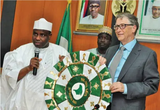  ??  ?? Tambuwal and Bill Gates