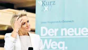  ??  ?? Die ehemalige Skirennläu­ferin und ORF-SportKomme­ntatorin Alexandra Meissnitze­r „schätze“ÖVP-Chef Sebastian Kurz und dessen Programm. Parteimitg­lied sei sie aber nicht.