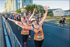  ??  ?? runs are fun, can’t you tell? — tourism and Events Queensland