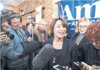  ?? TIM GRUBER THE NEW YORK TIMES ?? Sen. Amy Klobuchar has one of the highest staff turnover rates on Capitol Hill, reportedly because of how she treats her staff.