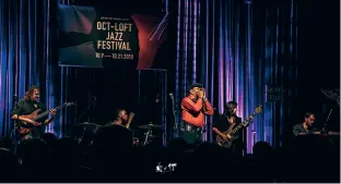  ?? Yue Yu Er ?? Sugar Blue plays harmonica onstage during the OCT-LOFT Jazz Festival in Shenzhen 2018.