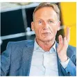  ?? FOTO: KREBS ?? BVB-Boss Hans-Joachim Watzke steht zur Champions League.