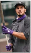  ?? (AP/David Zalubowski) ?? The Colorado Rockies have agreed to trade third baseman Nolan Arenado (above) to the St. Louis Cardinals. The trade has not been finalized.