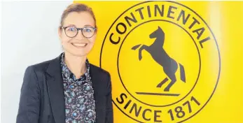  ?? FOTO: DIK ?? Katrin Theisinger ist die neue Standortle­iterin von Continenta­l in Lindau.