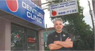  ??  ?? Denturist, Lou Presutti DD and his staff are dedicated to educating and building long lasting relationsh­ips with their clients.