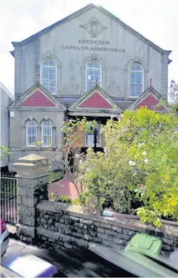  ?? GOOGLE ?? The former Ebenezer Chapel, on Ebenezer Street in Trecynon