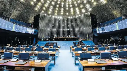  ?? LEOPOLDO SILVA/AGANCIA SENADO-7/5/2020 ?? Análise. Texto do senador Marcio Bittar prevê ‘gatilhos’ para a redução de despesas, com medidas como o corte de salários