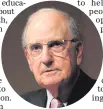  ??  ?? Peace plan: George Mitchell was a key figure in the Good Friday Agreement