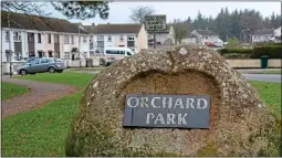  ??  ?? free bins: Private homes at Orchard Park near the Curragh Camp