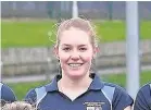  ??  ?? Loughborou­gh Town’s Emily Hill: scored four as Town hit eight without reply.