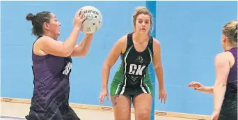  ??  ?? The new Dundee Netball League season got under way at the Caird Park Regional Performanc­e Centre. More in the Weekend Telegraph.