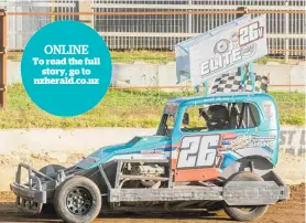  ?? Photo / SB O'Hagan Photograph­y ?? Kaelin Mooney capped his debut season with wins in the Charlie Berntsen Trophy and the West Coast Stockcars.