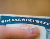  ?? JENNY KANE/AP 2021 ?? The annual Social Security and Medicare trustees report says Social Security’s trust fund will be exhausted in 2035, instead of last year’s estimate of 2034.