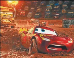  ?? DISNEY ?? LARGADA. Tercera película del Rayo McQueen, y sigue ganando.