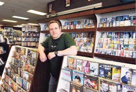  ?? Hearst Connecticu­t Media file photo ?? Wayne Wofsey owns Critic's Choice Video on Hope Street in Stamford, the area's last video store.