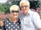  ??  ?? Today Diamond couple Robert and Helen Armstrong from Causewayhe­ad