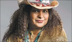  ?? Christophe­r Smith / Associated Press ?? Actress Pam Grier posing in New York to promote her ABC sitcom “Bless This Mess.”