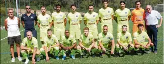  ?? (Photo Gilles Massé) ?? L’ASV avant son match de Coupe de France à Mougins dimanche dernier.