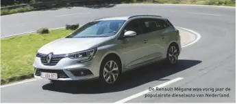  ??  ?? De Renault Mégane was vorig jaar de populairst­e dieselauto van Nederland.