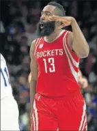  ??  ?? James Harden.