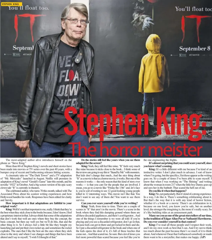  ??  ?? STEPHEN KING