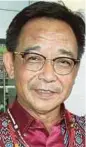  ??  ?? Datuk Abdul Karim Rahman Hamzah