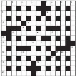  ?? PRIZES of £20 will be awarded to the senders of the first three correct solutions checked. Solutions to: Daily Mail Prize Crossword No. 15,212, PO BOX 3451, Norwich, NR7 7NR. Entries may be submitted by second-class post. Envelopes must be postmarked no l ?? NO 15212