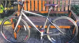  ??  ?? The Trek bike belonging to Nathan Harris, which has been stolen